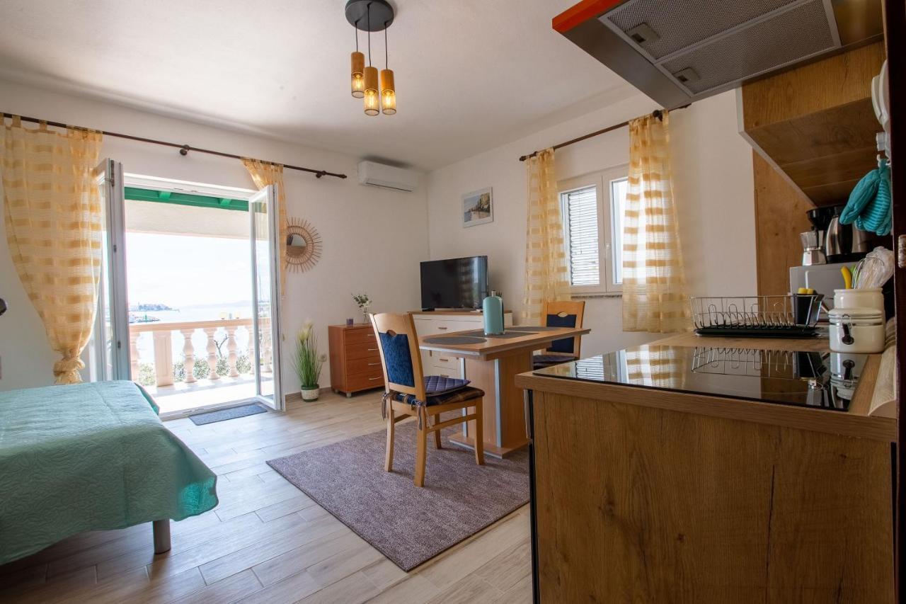 Mare-more W Balcony And Front And View Apartment Zadar